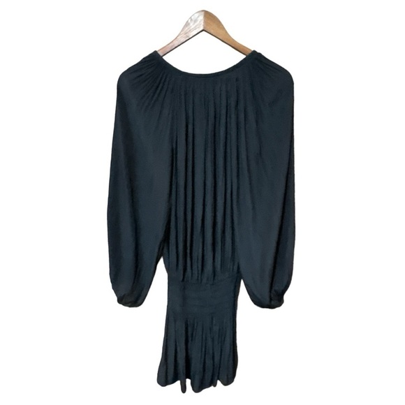 GUC - Ramy Brook Smocked Mini Dress - black size S - Picture 8 of 10